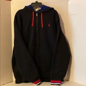 Men’s XXL Ralph Lauren Polo zip up hoodie.